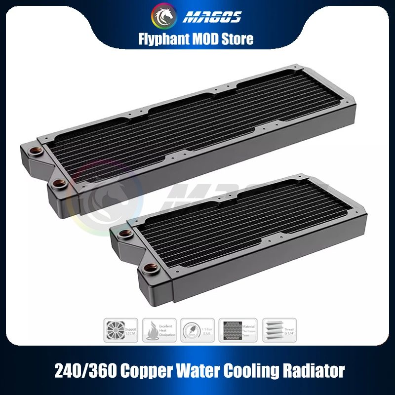 Chiller Water Cooling System Pc - Aziqu 240 360 Radiator pendingin air,