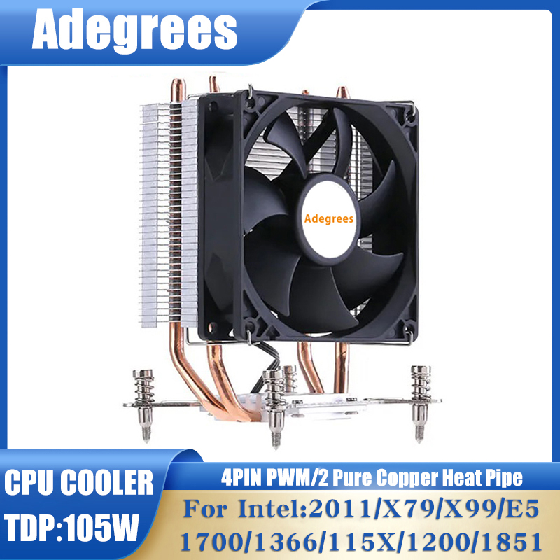 2 Pipa Panas X99 Pendingin Uda - Cpu Heatsink ulasan dan harga