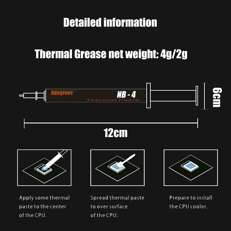 Pasta termal 18W/mk konduktif  - Thermal Paste ulasan dan harga
