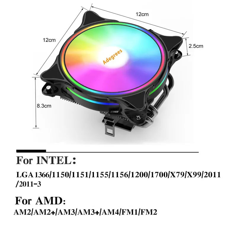 Pendingin Udara CPU X99 3Pin/4 - Air Cooler Cpu ulasan dan harga