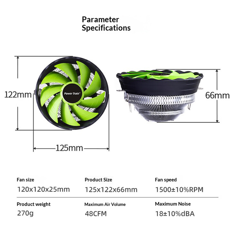 Pendingin CPU Bertenaga PowerT - Cpu Heatsink ulasan dan harga